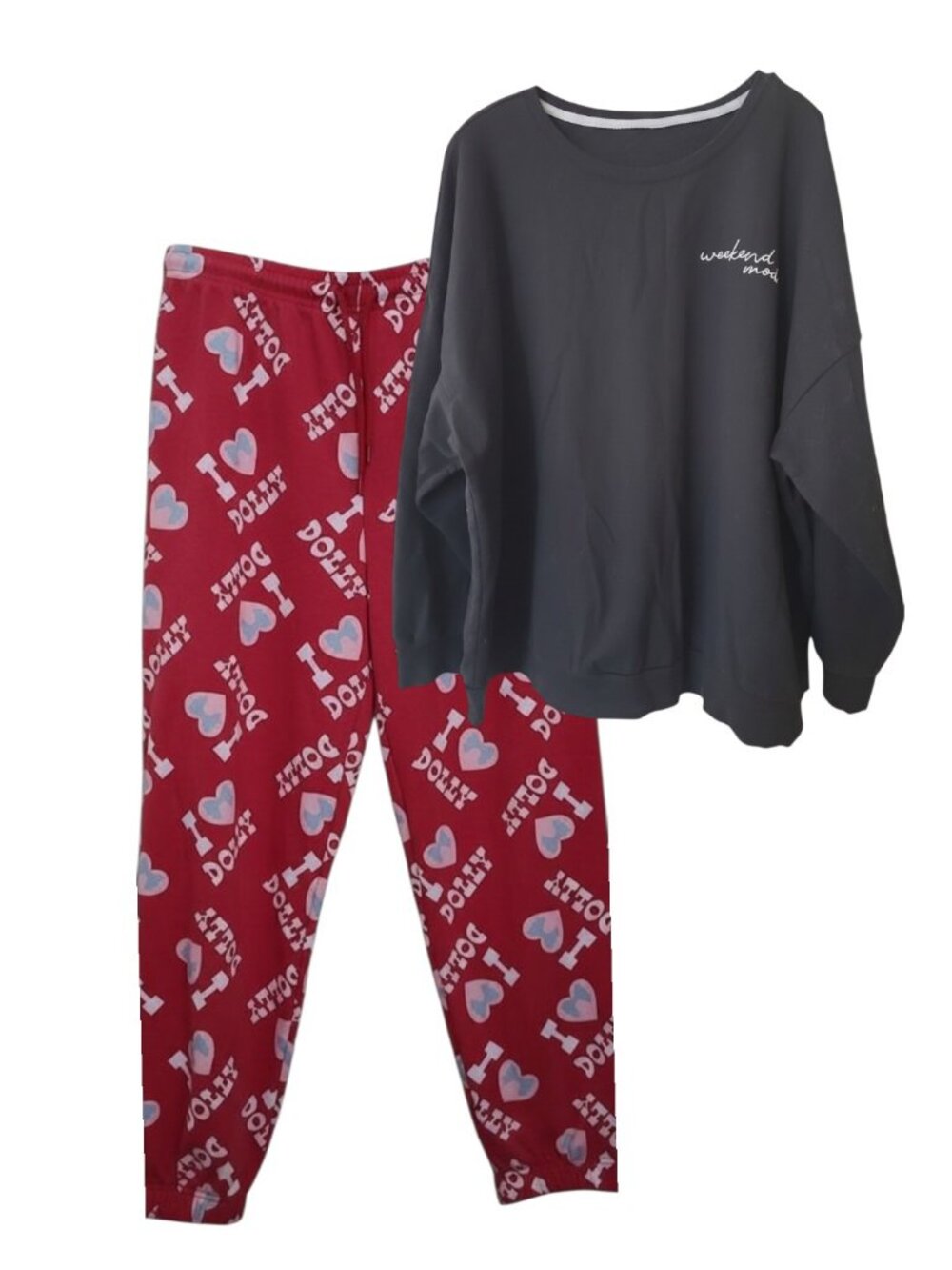 Womans Two Piece Loungewear Set Sz 2X